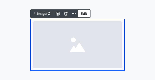 Image element placed on the Mosaic canvas, used to insert and display visual content within a webpage layout