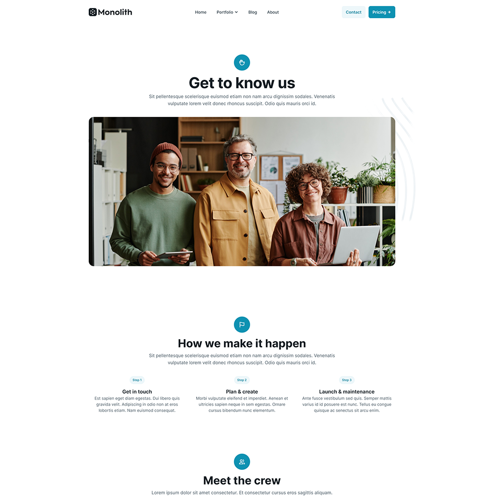 Monolith Theme – WordPress Theme for Mosaic